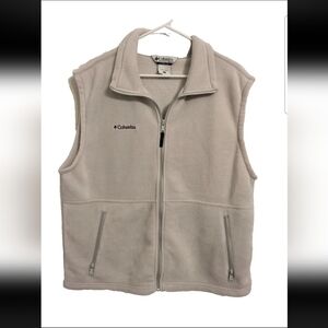 Columbia mens Medium fleece vest full zip